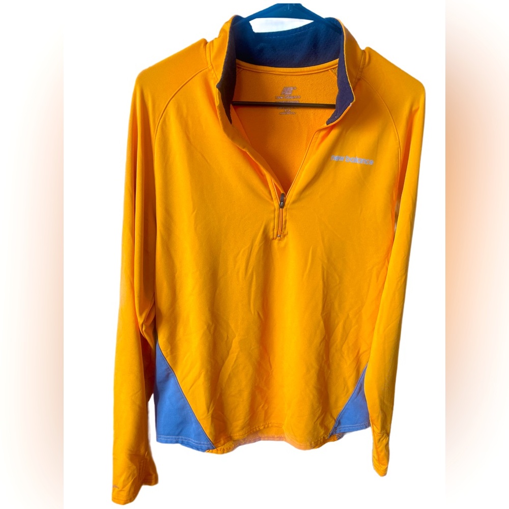New Balance Orange warm up jogger jacket Men’s size Medium